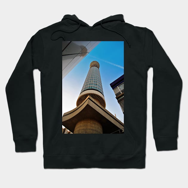 BT Post Office Tower Fitzrovia London England Hoodie by AndyEvansPhotos